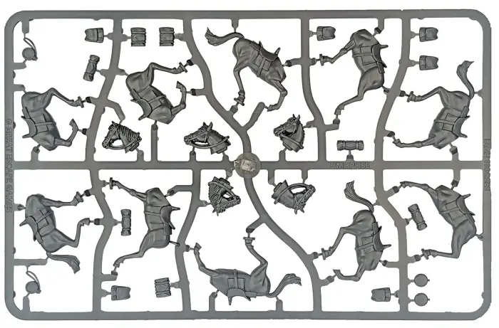 Dead Man's Hand Plastic Horses