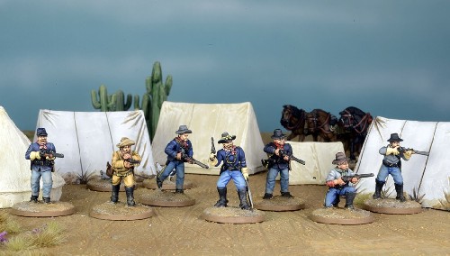 US Cavalry - Metal figures