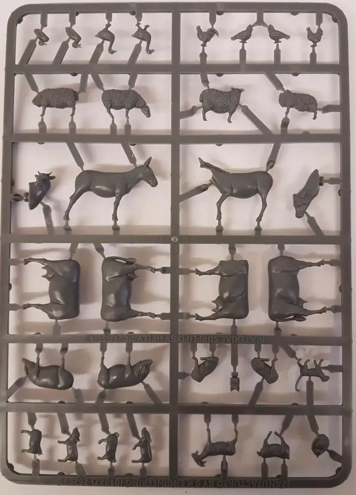 28mm Farm Animal Kit (2 frames per kit)
