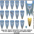 Photo of Elf Heavy Infantry Flag & Shields  (ELF(NS)5)