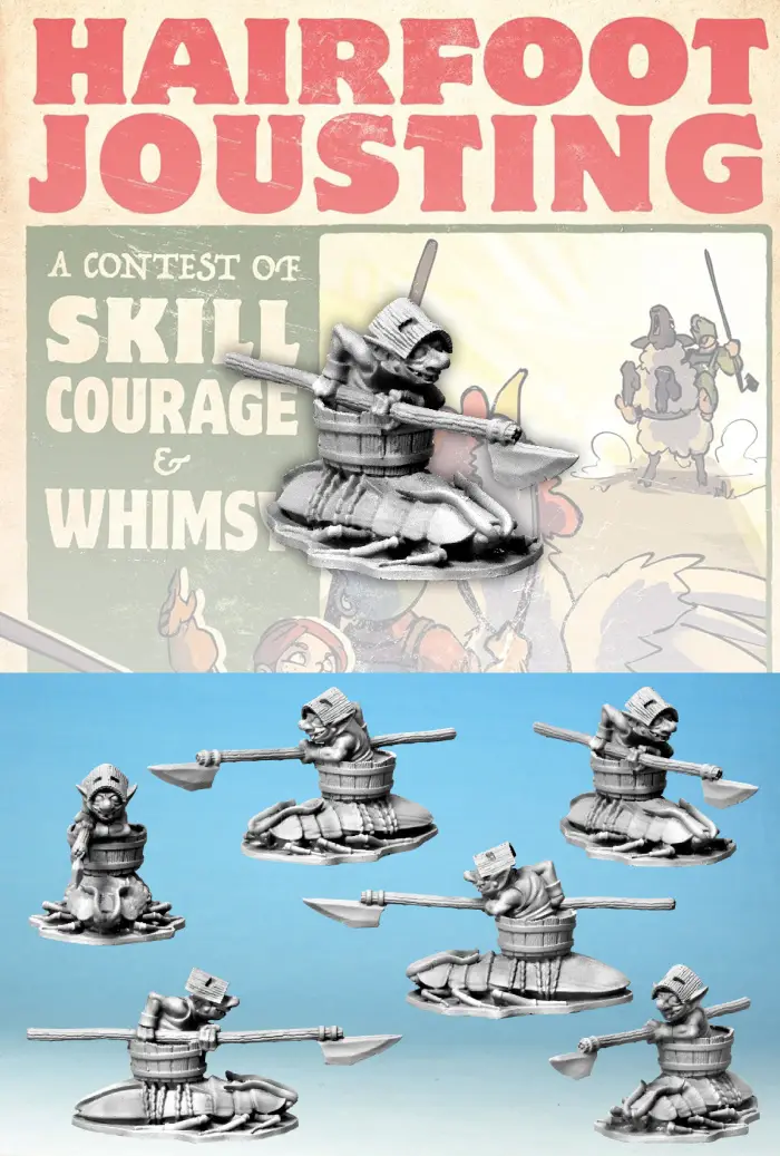 Wartnose Jouster Riding a Roach.