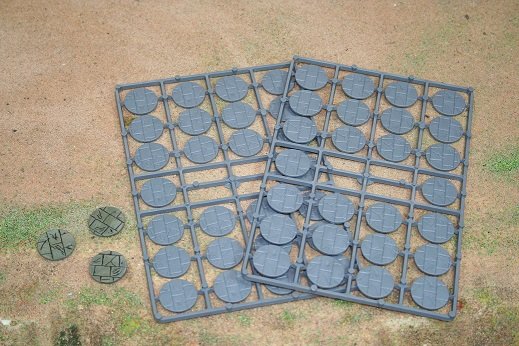 25mm Diameter Paved Bases