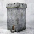 Photo of 28mm Fortified Square Castle Tower (28MEDSQUT)