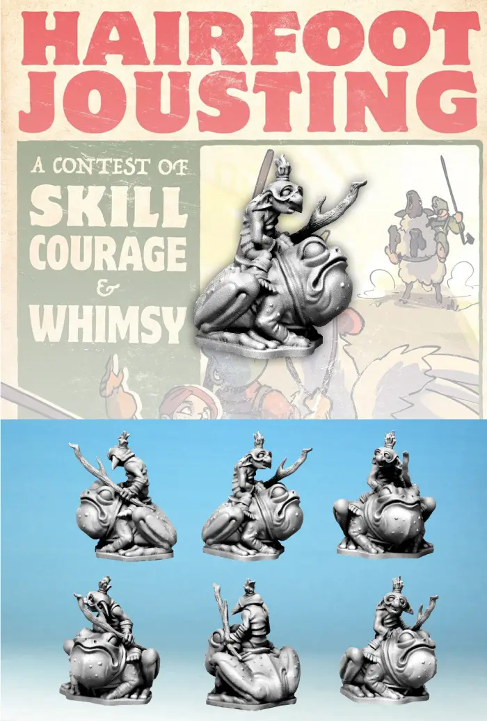 Wartnose Jouster Riding a Hornfrog