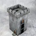 Photo of 28mm Fortified Square Castle Tower Connector (28MEDCONSQ)