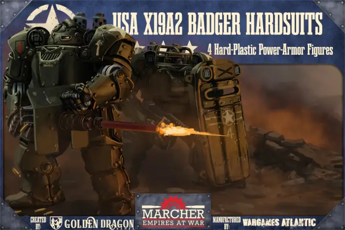Marcher: X19A2 Badger Hardsuits